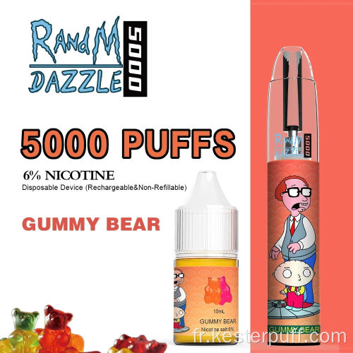 Randm Dazzle 5000 RVB Light GlowingRandm Disposable Vape